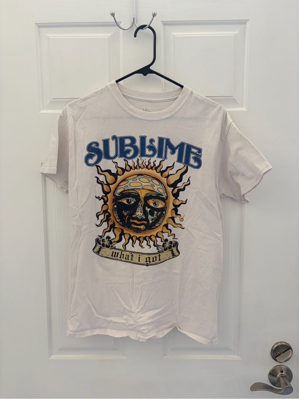 Sublime Logo Tee - White with Gray Print